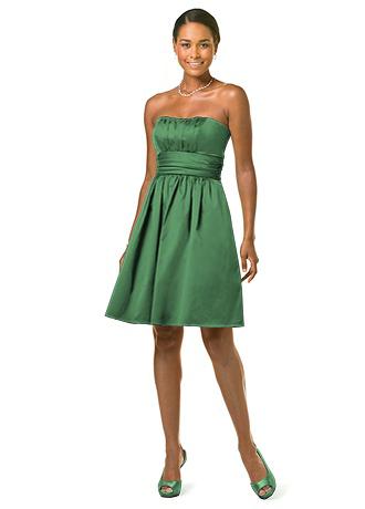 BM dresses for the summer - short or long? :  wedding Davids Bridal In Clover