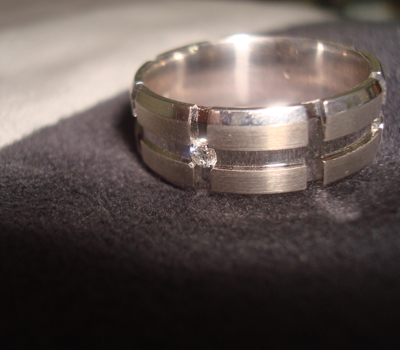 Picked up my wedding band today! Ring porn! :  wedding Hisring
