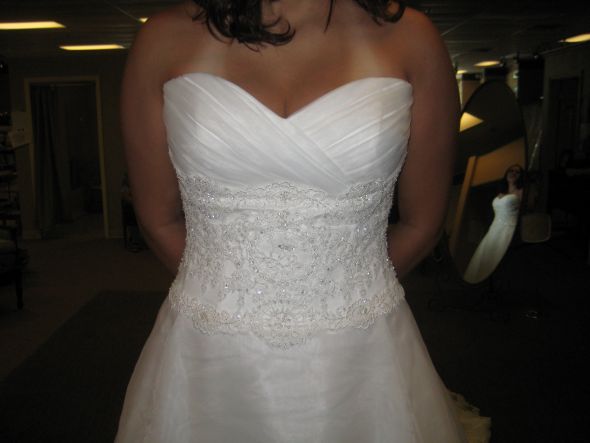 Tried MY dress on this past Monday! :  wedding IMG 0286