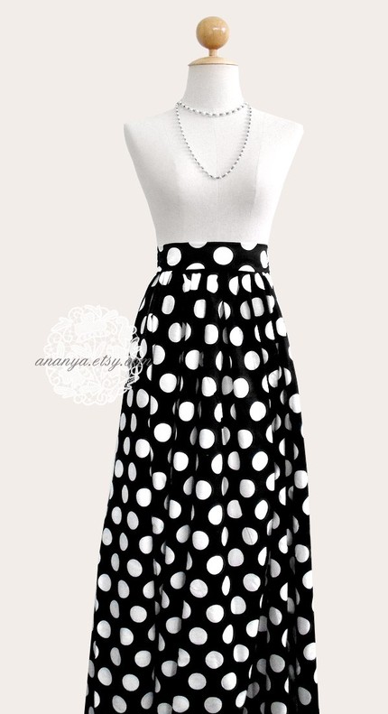 Too Minnie Mouse? :  wedding Polka Dot Skirt