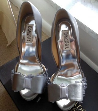 My Badgley Mischka Lucies! :  wedding Shoesfront