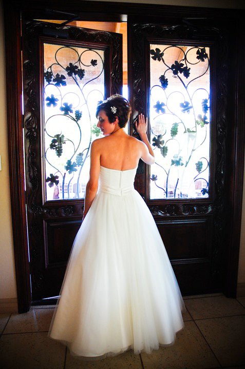 I got my Dress!!! .. Davids Bridal : wedding Back Dress Vineyard Door