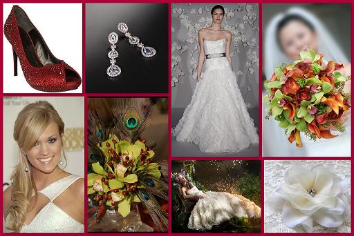 Show me your WHOLE wedding look! :  wedding dress Collages1