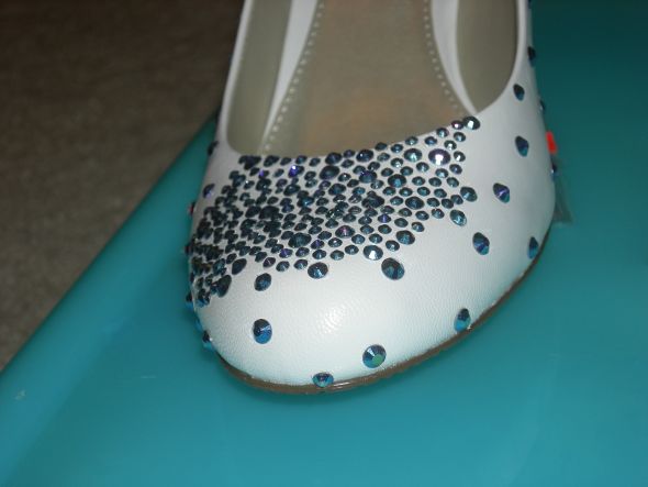 Update: Beautiful DIY shoe :  wedding dolly couture diy shoes DSCN1867