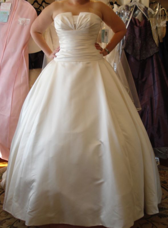 PRONOVIAS! Just curious if anyone wore or will be wearing the GEORGIA :  wedding Front