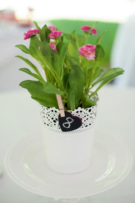 DIY centerpieces