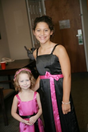 Too old to be a flower girl? :  wedding flower girl age too old dress 024