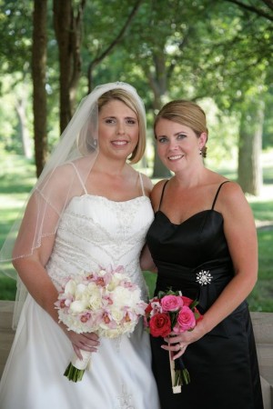 Black and Hot Pink weddings
