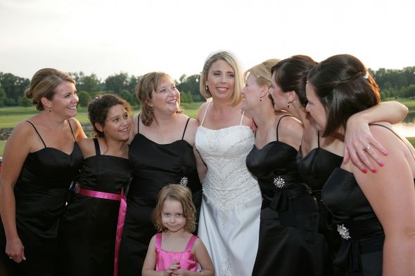 Fav photo on you and your girls on your wedding day.... :  wedding 464