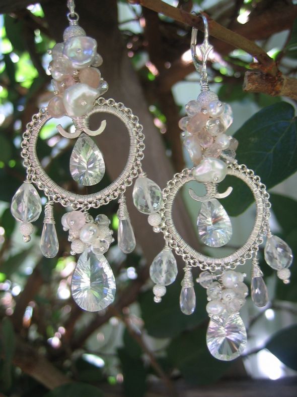 My Custom Etsy Earrings Are DONE!  (photos!) :  wedding Il Fullxfull.155251816 1