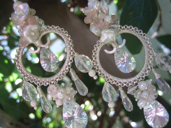My Custom Etsy Earrings Are DONE!  (photos!) :  wedding Il Fullxfull.155252197