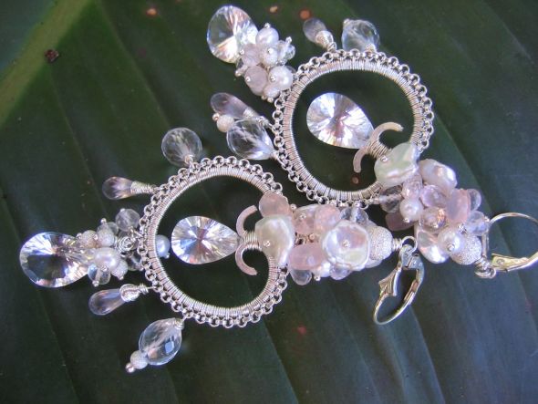 My Custom Etsy Earrings Are DONE!  (photos!) :  wedding Il Fullxfull.155252268