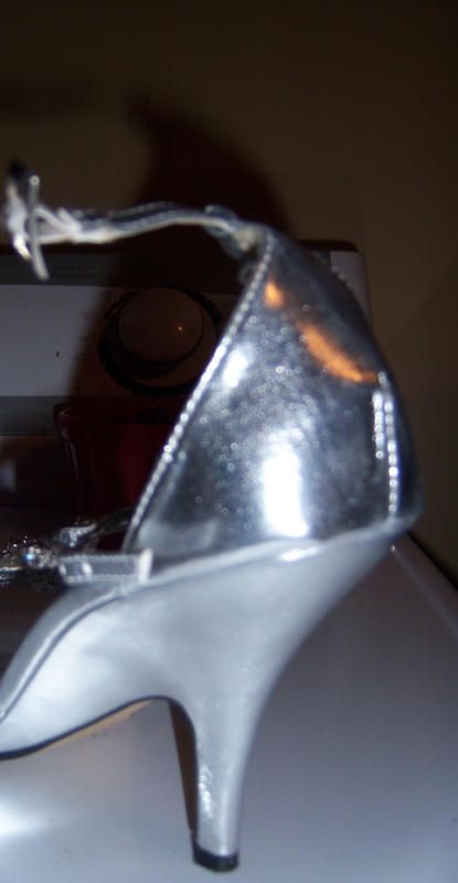 ***BLING SHOES*** SILVER STRAPPY 8.5 OPEN TOE! WiNTeR :  wedding silver bling diamond strappy heels 85 1 crystal shoes 20101213 2