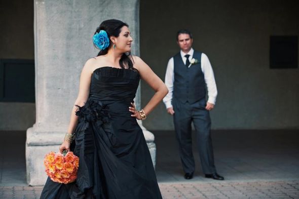 Black Wedding Dress? :  wedding dress black wedding dress justin alexander My Black Dress