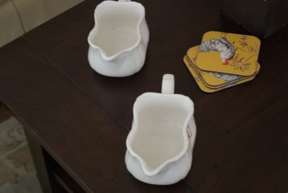 Milk Glass Centerpieces! :  wedding milk glass vases Vases