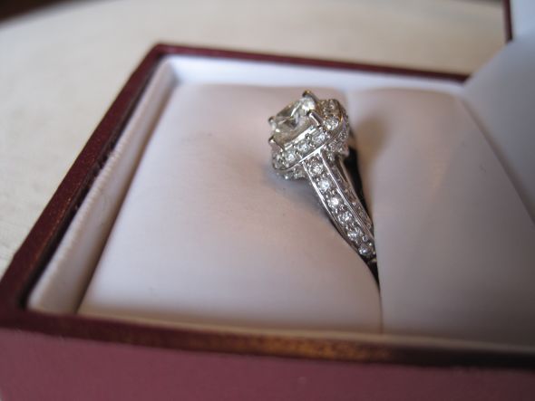 Does the wedding band have to be from the same store as your e-ring?? :  wedding wedding band rings ring jewelry 027