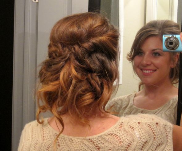 Hair and makeup trial!! :  wedding hair makeup trial Hair 004