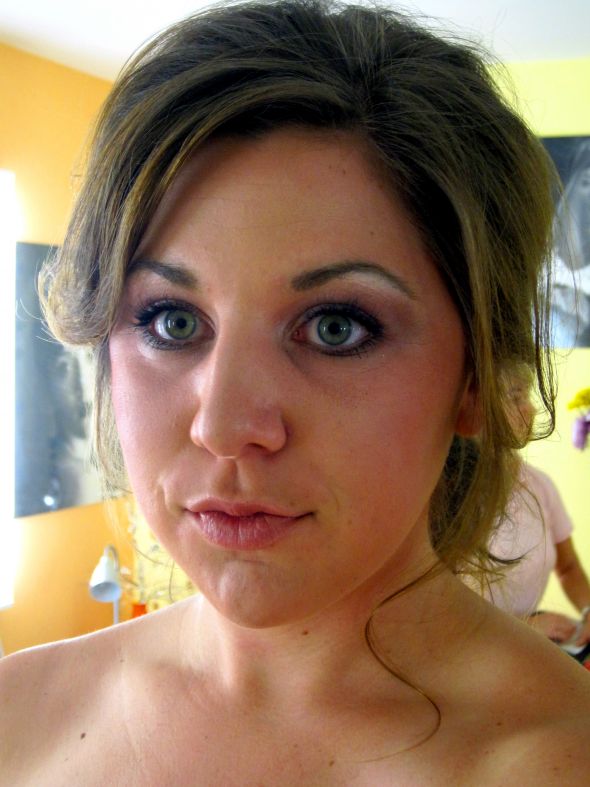 Hair and makeup trial!! :  wedding hair makeup trial Makeup33