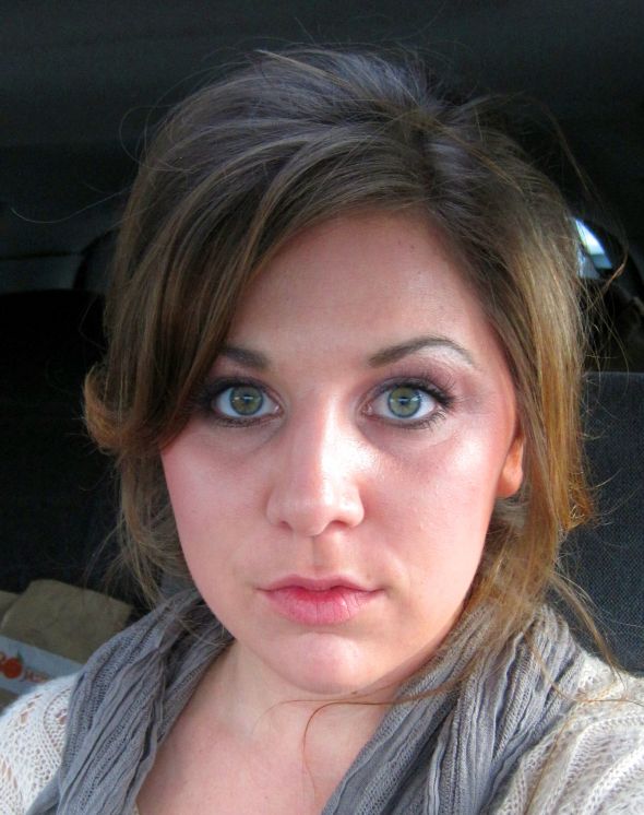 Hair and makeup trial!! :  wedding hair makeup trial Makeup 002