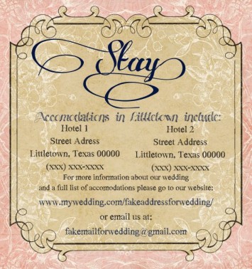 Is this invite suite too girly and fancy?? :  wedding invitations invitation suite paper invitation Official Anon Stay