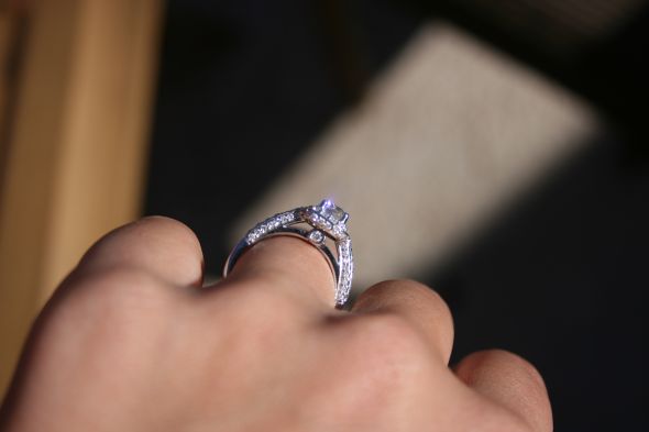 Post Your E-Ring! :  wedding ring e ring engagement engagement ring e wedding wedding ring wedding band wedding set setting set band diamond gem stone plain bling Ring3