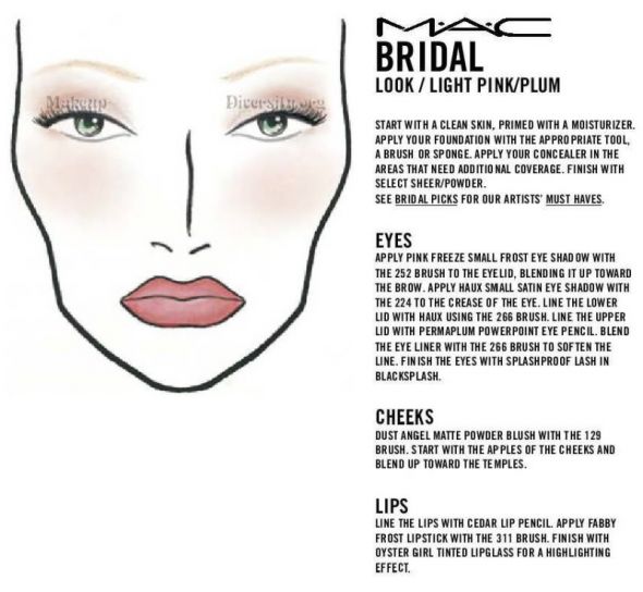 Airbrush trial today: which eye-shadow color theme? : wedding beauty beehive Bridal Look Light Pink Plum