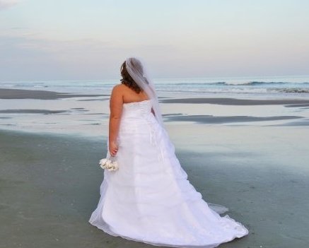 Questions about full-figured and photos :  wedding Backofdress