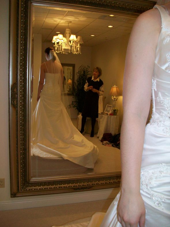 Dress dilemma- Pics added :  wedding Back Of 2nd Dress