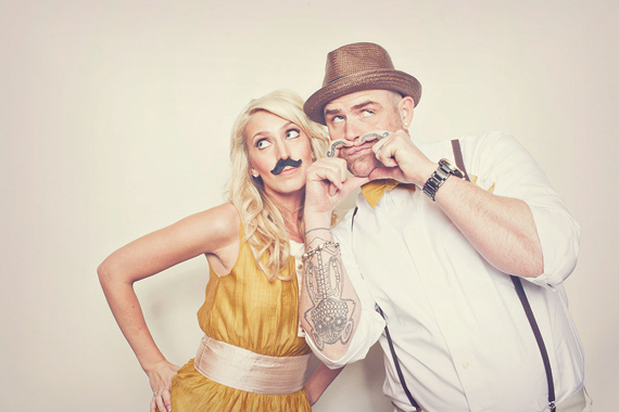 OUR RADTASTIC PHOTO BOOTH PICS! :  wedding wedding photobooth funny val vista lakes mustache sloan photographers inspiration props photo booth WeddingPhotobooth Mustache