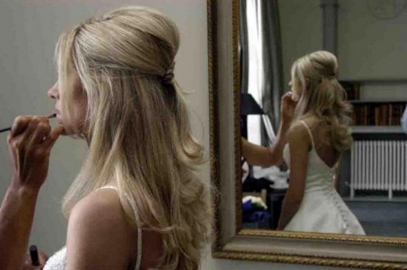 It's Crunch Time and I need HELP!! :  wedding Long Hair Half Up No Curls