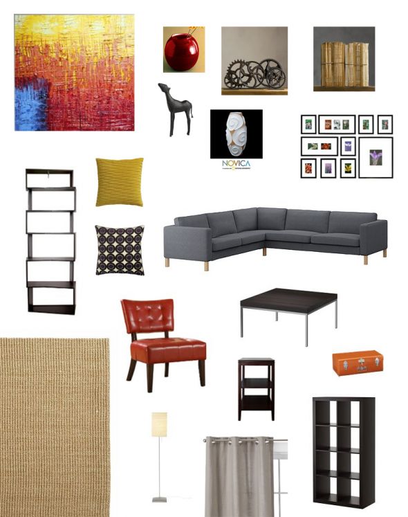 My living room inspiration board... :  wedding Livingroom1