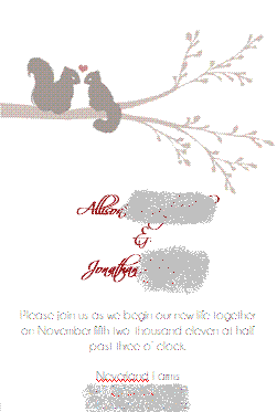 Invitation Critique! :  wedding Fakdfa