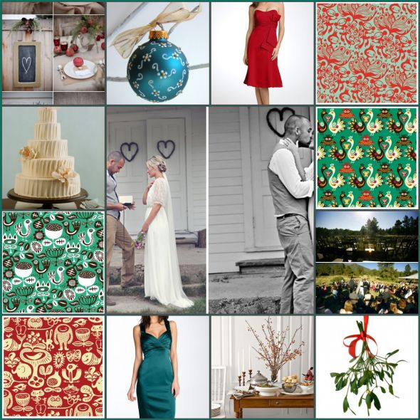 Still waiting, but I made an inspiration board! :  wedding Inspirationboards