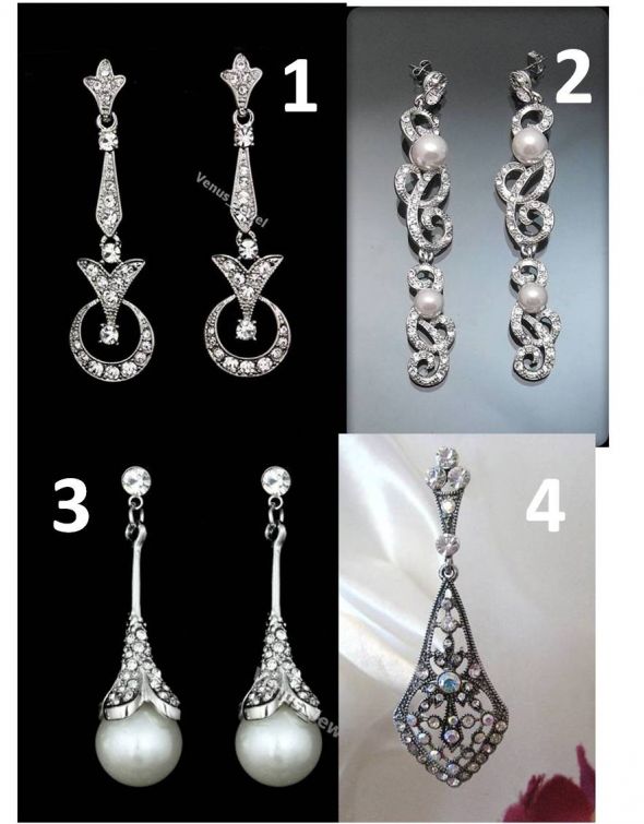 Which earrings should I choose? :  wedding WDEarrings