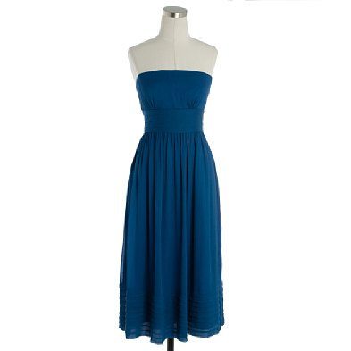 J. Crew Juliet, Size 6, Vintage Blue :  wedding j crew juliet blue bridesmaids dress Dress