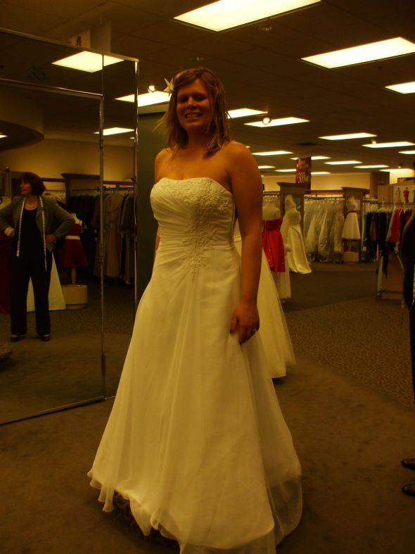 Found my dress...one little problem :  wedding dress friend issues with dress My Dress 2