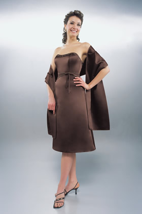 Let's see a pic of everyone's BM dresses... :  wedding Chocolate