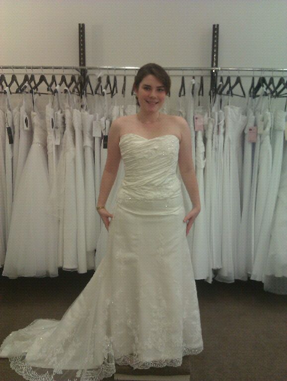 Just bought my dress! What do you think? :  wedding IMG 0976