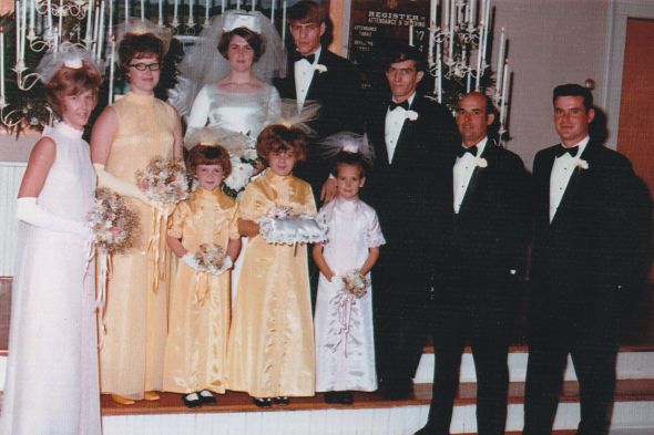 Do you have any pictures of your parents' wedding? : wedding 19 0013
