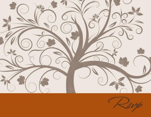 My Etsy Invites (pics) :  wedding invitations etsy Front RSVP