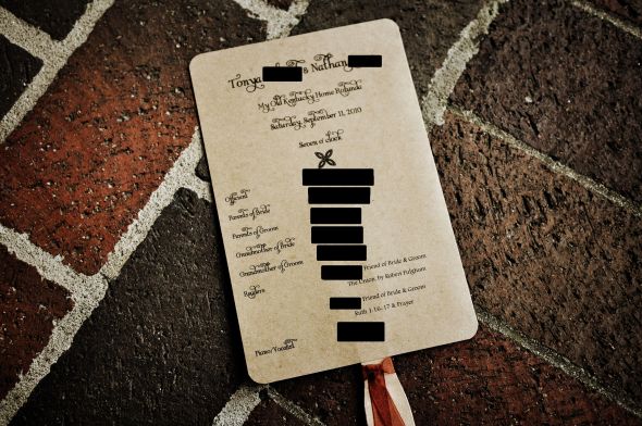 easy to use Menu/Program templates : wedding Jones 303 2