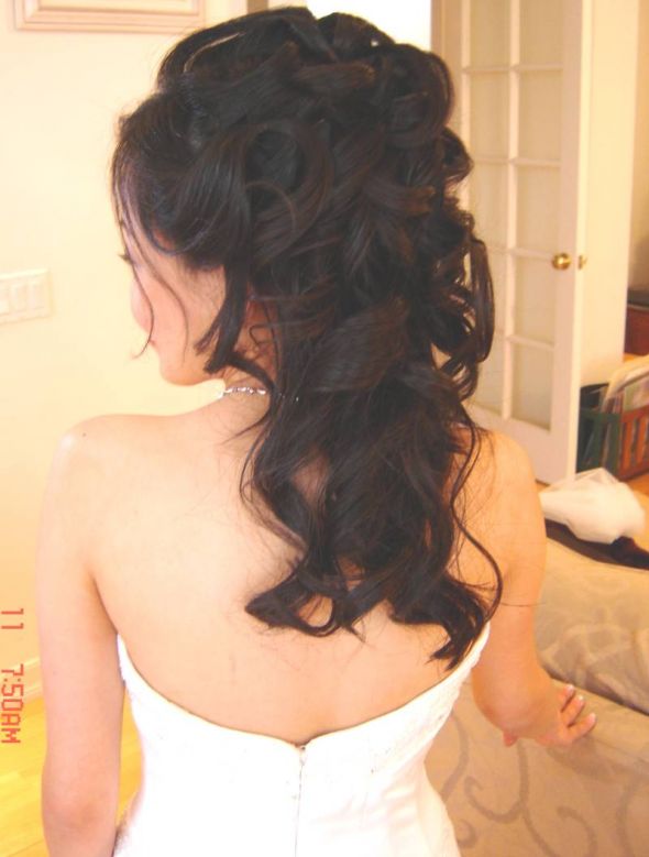 My hair isn't fancy enough for my dress D wedding Wedding Half