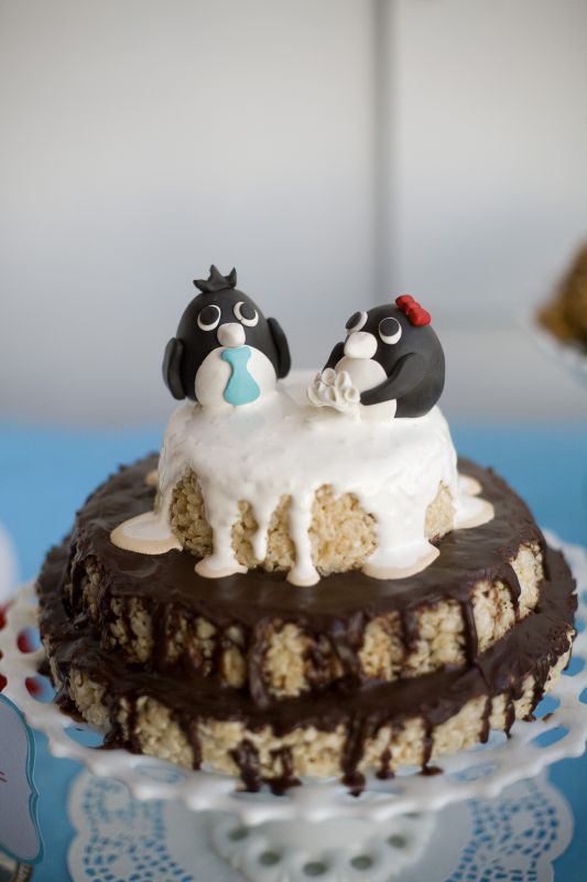penguin cake topper wedding penguin clay cake topper diy cake topper teal