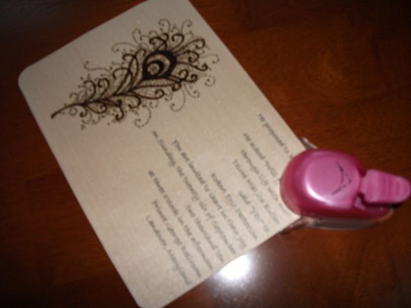 Mrs. Irish P's wood veneer invitations :  wedding Ncb