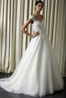 Anyone NOT having a strapless gown? Post pics! : wedding 007 Primary 1