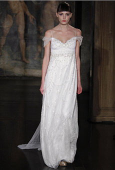 Anyone NOT having a strapless gown? Post pics! : wedding 007 Primary