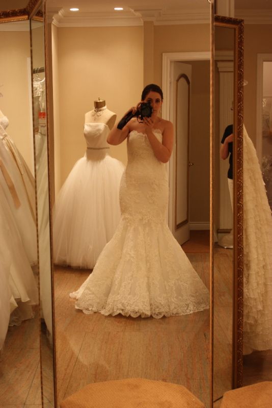 First fitting today! Yay! :  wedding IMG 3444