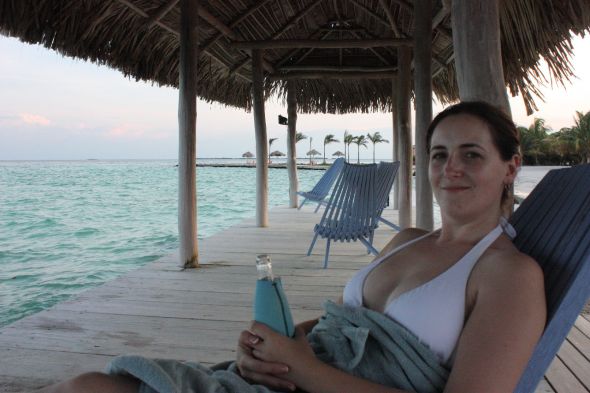 Back from our private island Belizean honeymoon! :  wedding belize honeymoon island Image00068