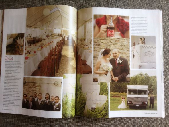 We're in a national magazine! :  wedding weddingbells magazine bakerella media Layout3