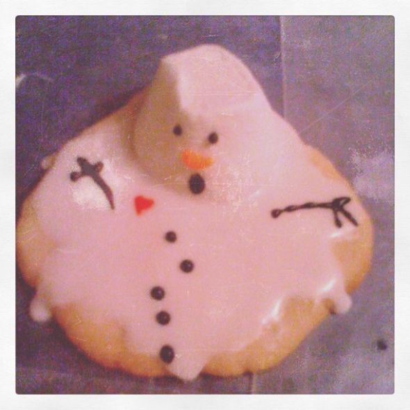 Getting to know you, getting to know all about you.... :  wedding Melted Snowman1